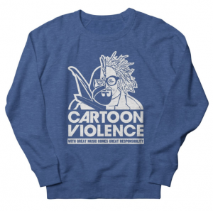 Cartoon Violence Two Face Shirt (With Great Music Comes Great Responsibility) – buy the shirt at http://bit.ly/twofaceshirt
